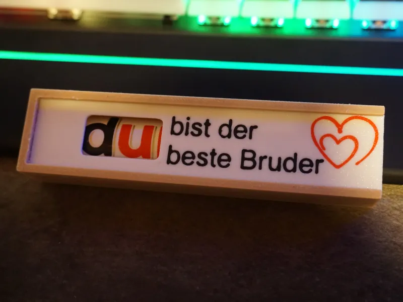 DUplo Geschenk Box Bruder | Geschenkidee mit Riegel