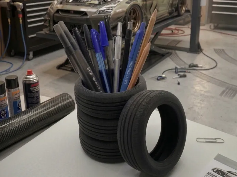 pencil holder tires
