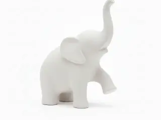 Simple Elefant Looking Up