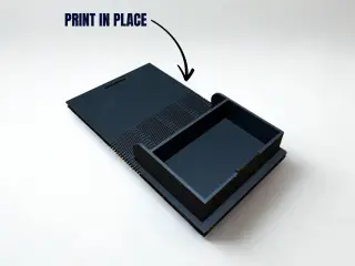 BOOK WITH HIDDEN STORAGE / PRINT IN PLACE / NO SUPPORTS