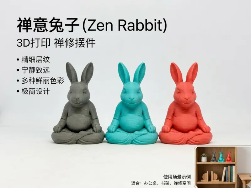 禅意兔子