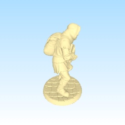 medieval messanger terrorized D&D Style 1/35