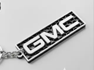 GMC logo keychain