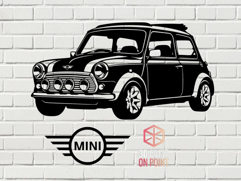 Mini 1.3 MPI Cooper Sport Works - 2D 墙面艺术