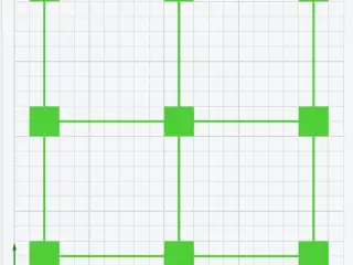 Bed leveling (grid size: 200mm x 200mm)
