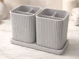 Modular Bathroom Organizer – Toothbrush & Toothpaste Holder-0