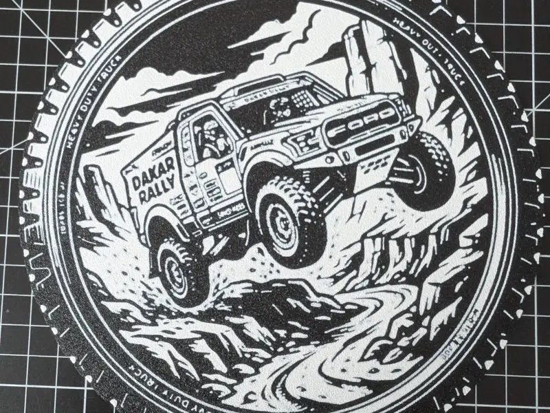 Dakar Truck Wallart Medal 2