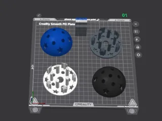 Single Extruder - Multi Color - Christmas Ball