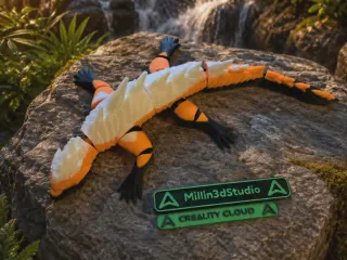 Articulated Fidget Flexi Tiger Dragon