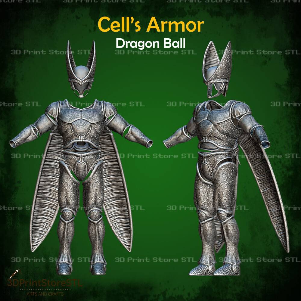 Cell Armor Cosplay Dragon Ball - STL File