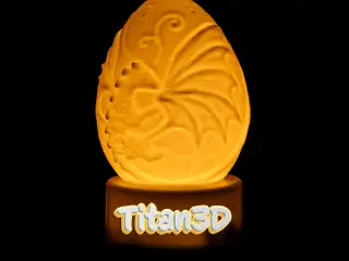 Mini Dragon Egg Tealight Lamp