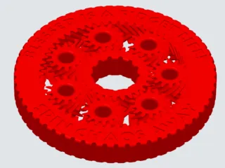 The 7 Headed Wild Beast ( Planetary Gear Fidget Spinner )