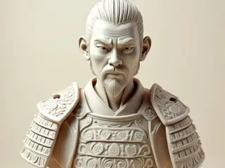 Bust samurai