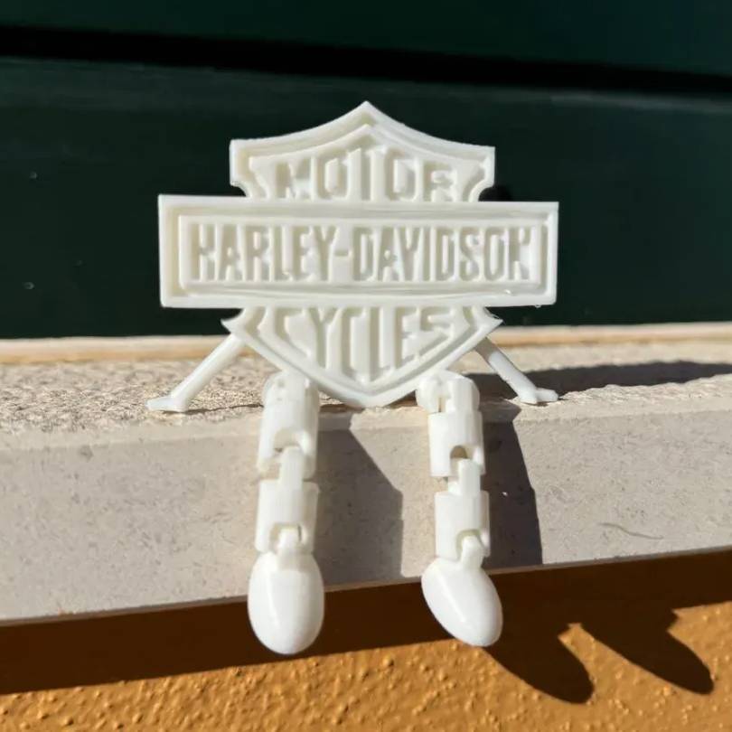 Articulated Harley Davidson buddy