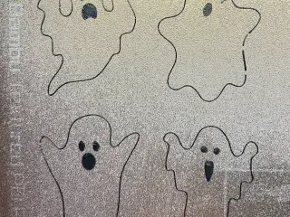 Arte de pared fantasmas