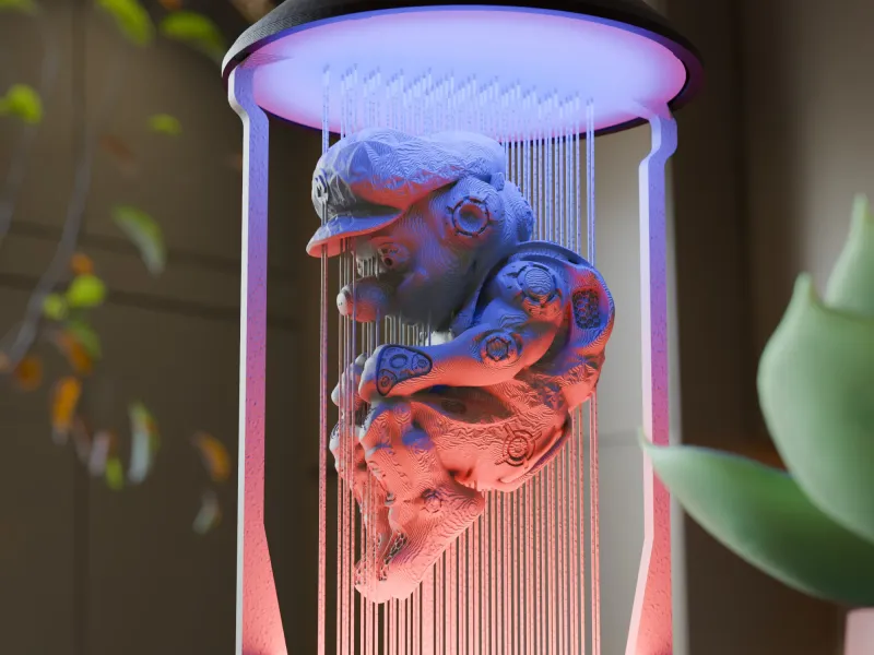 Cyber Super Mario - String Lamp