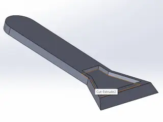 SHOVEL FOR REMOVİNG PRİNTS