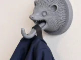 Hedgehog Head Wall Hanger Coat and Key Holder Hook-0