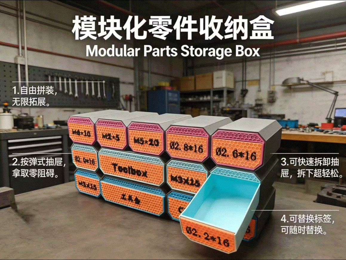 Modulare Werkzeugbox - Push-to-Open-Systeme-0