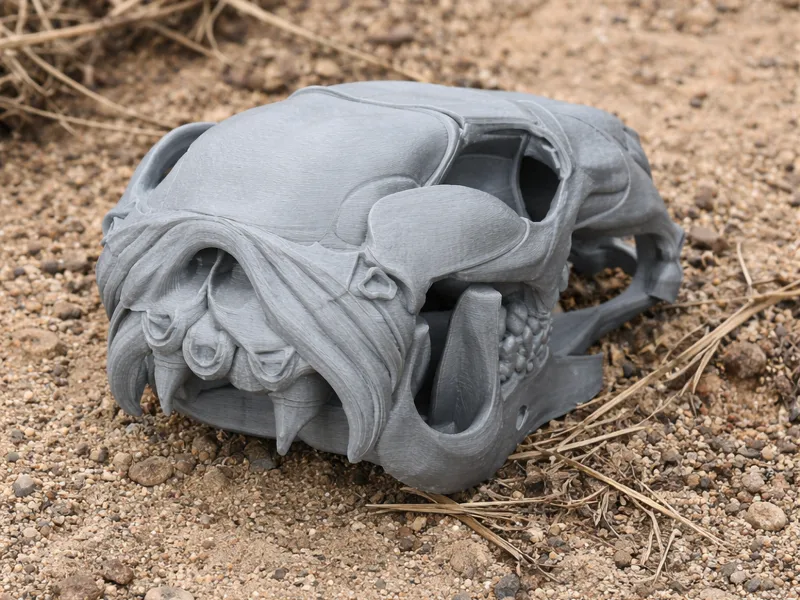 Euro Wallaroo Skull
