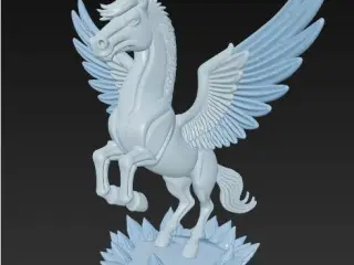 Pegasus with Spread Wings Miniature 3D Model – STL & 3MF Fil