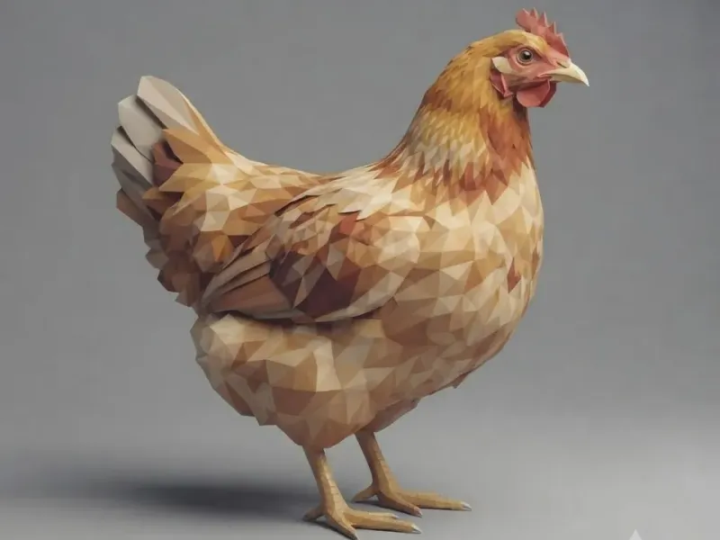Low Poly Chicken