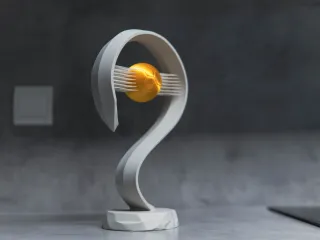 Soccer Trophy Suspended String