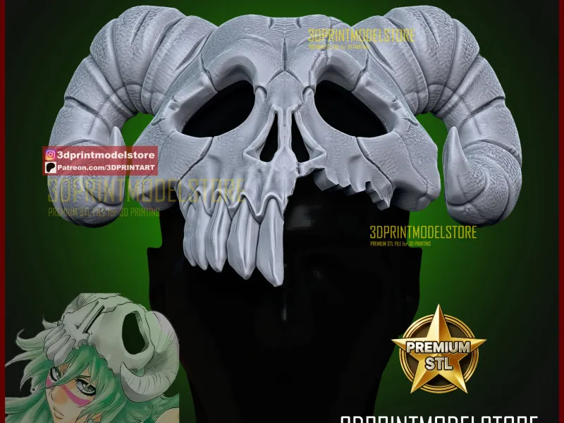 Bleach Neliel Tu Skull Mask - Ichigo Hollow Cosplay Mask
