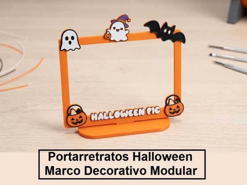 Portarretratos Halloween 3D | Marco Decorativo Modular