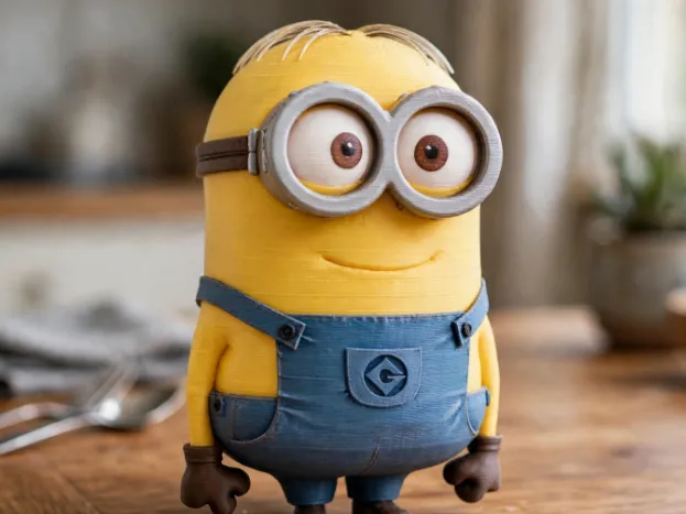 Klassieke Schattige Minion - Despicable Me Cartoonfiguur 3D-print
