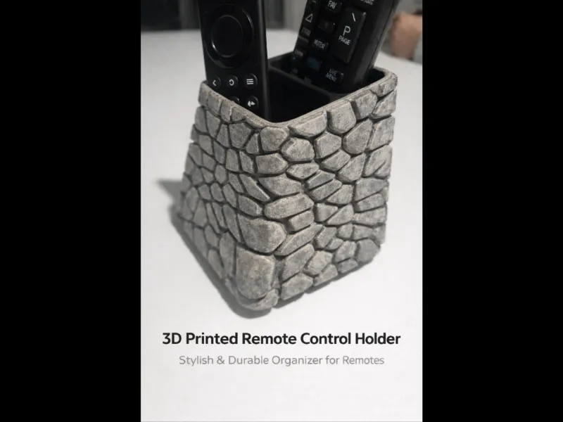 3D Printed Remote Control Holder