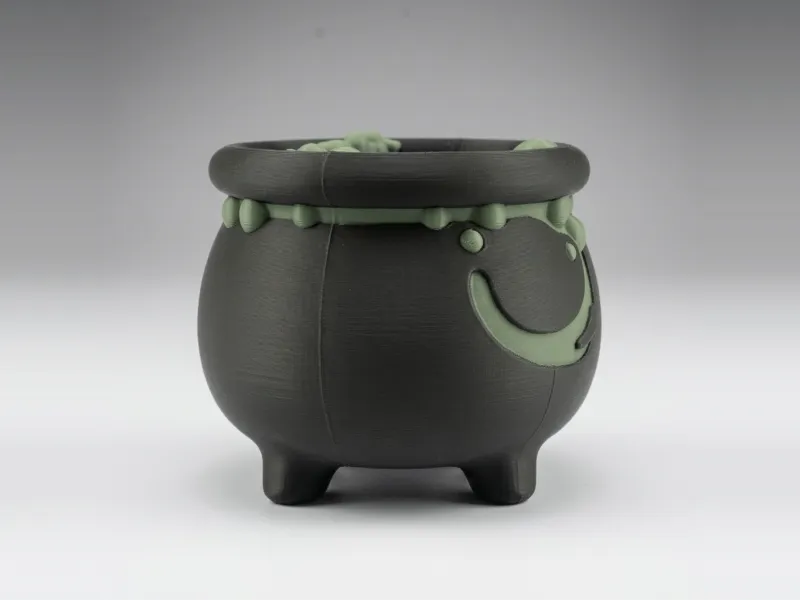 Halloween Cauldron Pen Holder - Desk Organizer