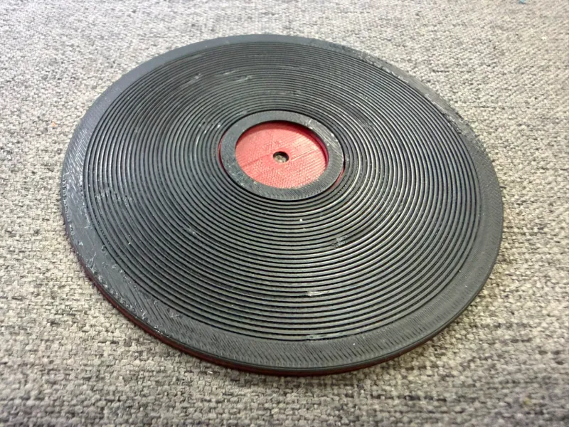 ONDERZETTER VINYLPLAAT