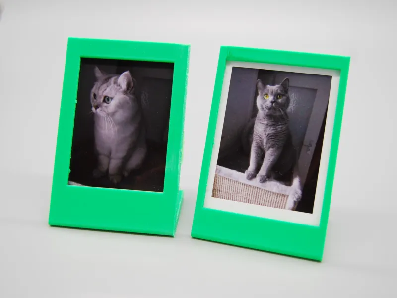 Instax / Polaroid Bilderrahmen zum Hinstellen – 4 Versionen