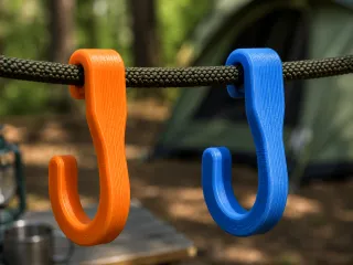 Heavy-Duty Hook for Rope Hanging | Camping & Outdoor Use
