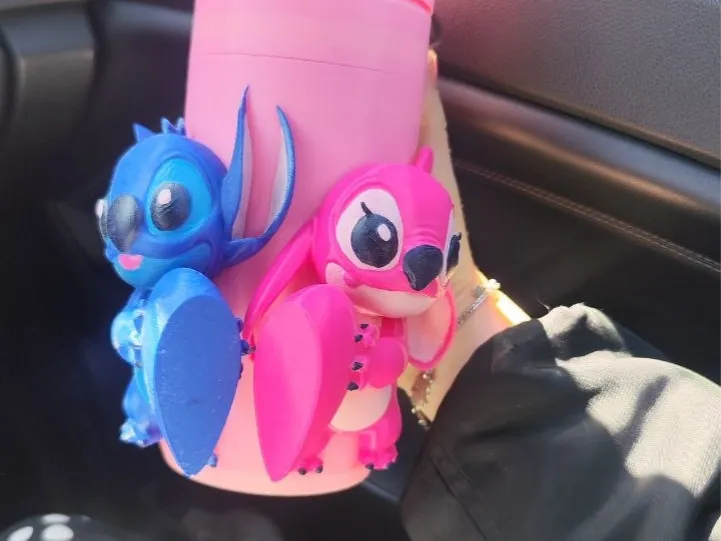 ที่วางแก้วสำหรับ Stitch และ Angel แบบบิดตัว