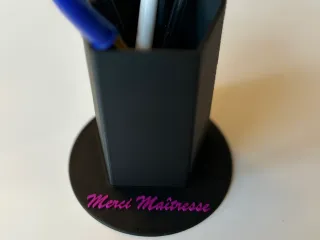 Pot à crayon remerciements