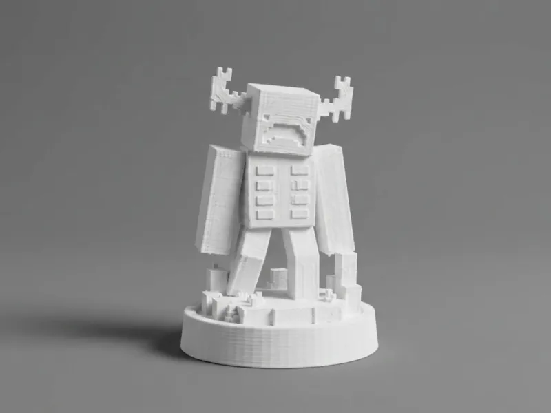 Minecraft Warden Mob Figurine