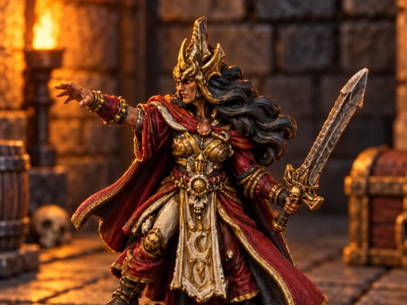 Heroquest veya D&D için büyücü prenses