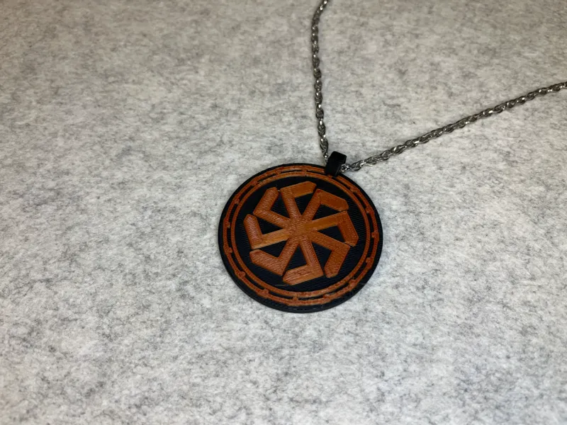 Slavic pendant Swarog / Kolovrat