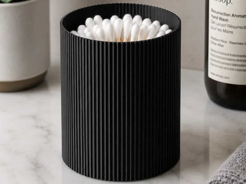 Minimalist Bathroom Cotton Swab Holder
