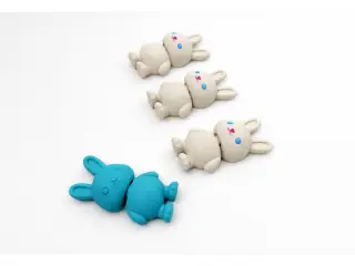Articulated Easter bunny