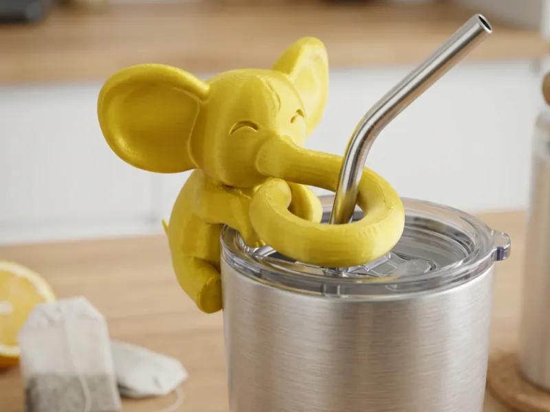 Suporte Versátil de Tromba de Elefante (Planta/Canudo)
