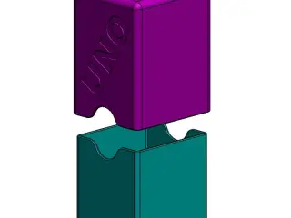 2xUNO-Kartenstapel-Schachtel