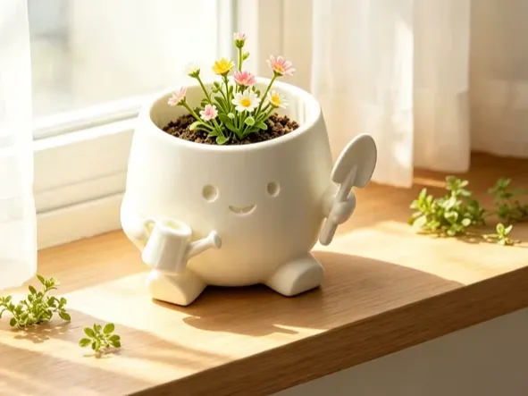 Vaso divertido "Pequeno Jardineiro"