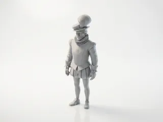 Earl Of Oxford Renaissance Figurine 3D Printable