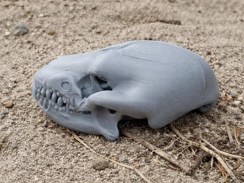 Desert Hedgehog Skull