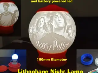 Harry Potter Lithophane Night Lamp