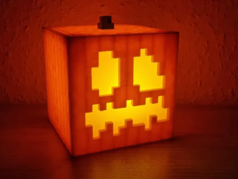 Linterna de calabaza de Minecraft