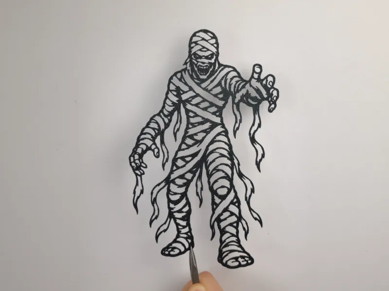Mumien-Horror-Wandkunst